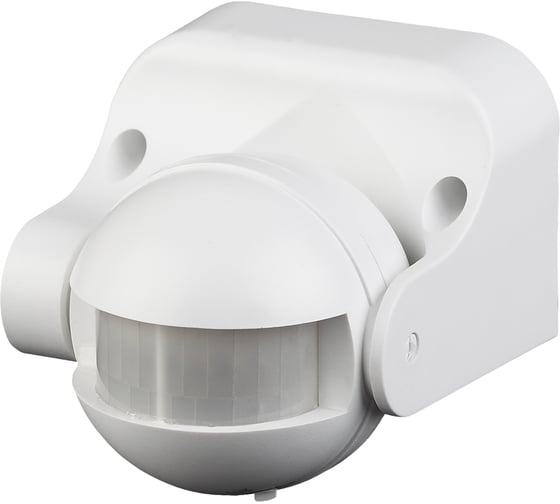 Изображение товара Датчик движения ЭРА MD 03 для дома инфракрасный, белый, 1200 Вт, угол 180 градусов, 6 м Б0043809