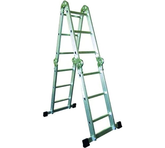 Изображение товара Лестница трансформер РемоКолор 4 секции, 4 ступени 63-4-004