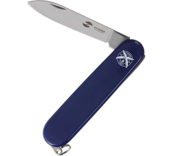 Изображение товара Нож перочинный Stinger 90 мм, 2 функции, материал рукояти: АБС-пластик, синий FK-K5007NH-2F