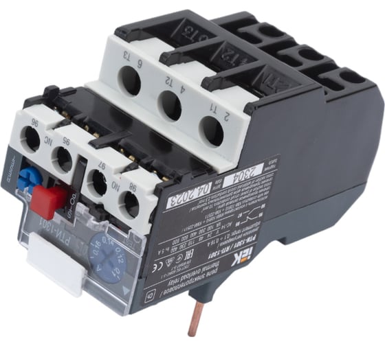 Изображение товара Тепловое реле IEK, РТИ-1301, 0.1-0.16 А, ИЭК DRT10-D001-C016