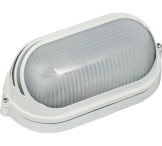 Изображение товара Светильник IEK НПП/НПБ, 1407, белый, овал, ресничка, 60Вт, IP54, ИЭК LNPP0-1407-1-060-K01