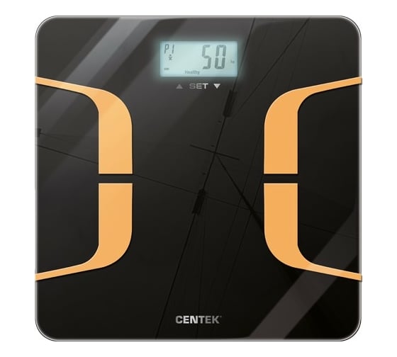 Изображение товара Напольные весы Centek SMART Фитнес индекс массы тела, LCD 65x28, размер 26х26см CT-2431