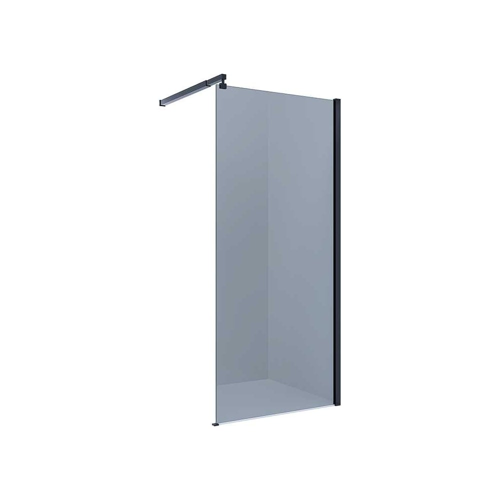 Изображение товара Душевая перегородка Alex Baitler AB29120B4 из графитового стекла