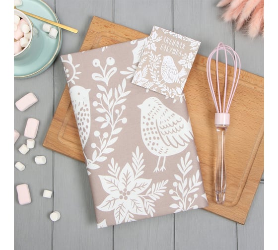 Изображение товара Набор подарочный Этель Любимой бабушке полотенце 40x73 см, венчик кухонный 10131655