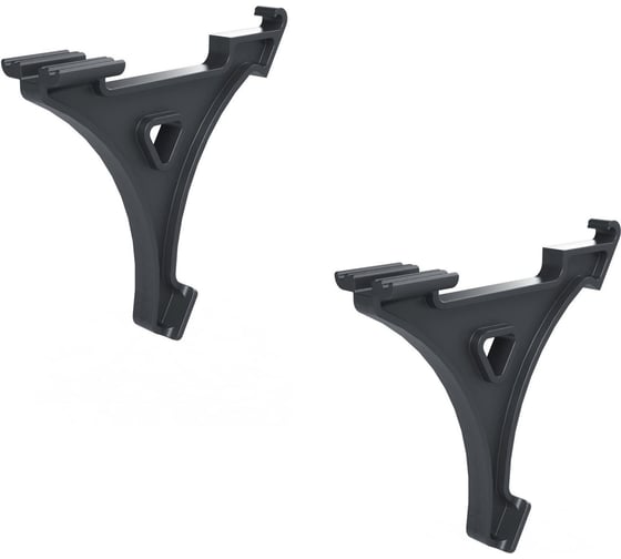 Изображение товара Кронштейн сетчатой полки НАЙДИ упаковка 2 шт, черный VERT2-10