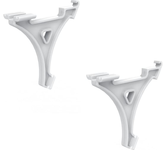 Изображение товара Кронштейн сетчатой полки НАЙДИ упаковка 2 шт, белый VERT2-01