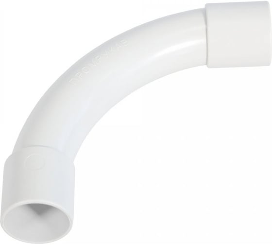Изображение товара Соединитель угловой Промрукав белый d20 мм 50шт. PR13.0463