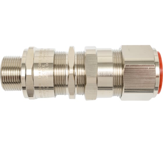 Изображение товара Кабельный ввод ООО "БЛОК" BLOCK 25 КБУ (никелированная латунь) под бронированный кабель, d вн. 11,3-19,9 мм, d нар. 19,9-26,2 мм, М25x1,5 6g, 1Ex db IIC Gb X / 1Ex e IIC Gb X / 2Ex nR IIC Gc X / Ex ta IIIC Da X, IP66/67/68 25 КБУ Ni