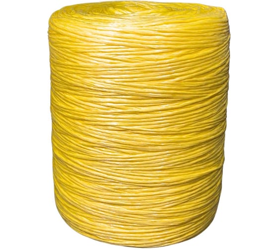 Изображение товара Шпагат полипропиленовый ООО Оптхозторг 1000 метров желтый 1000 текс 40 кгс 01110006