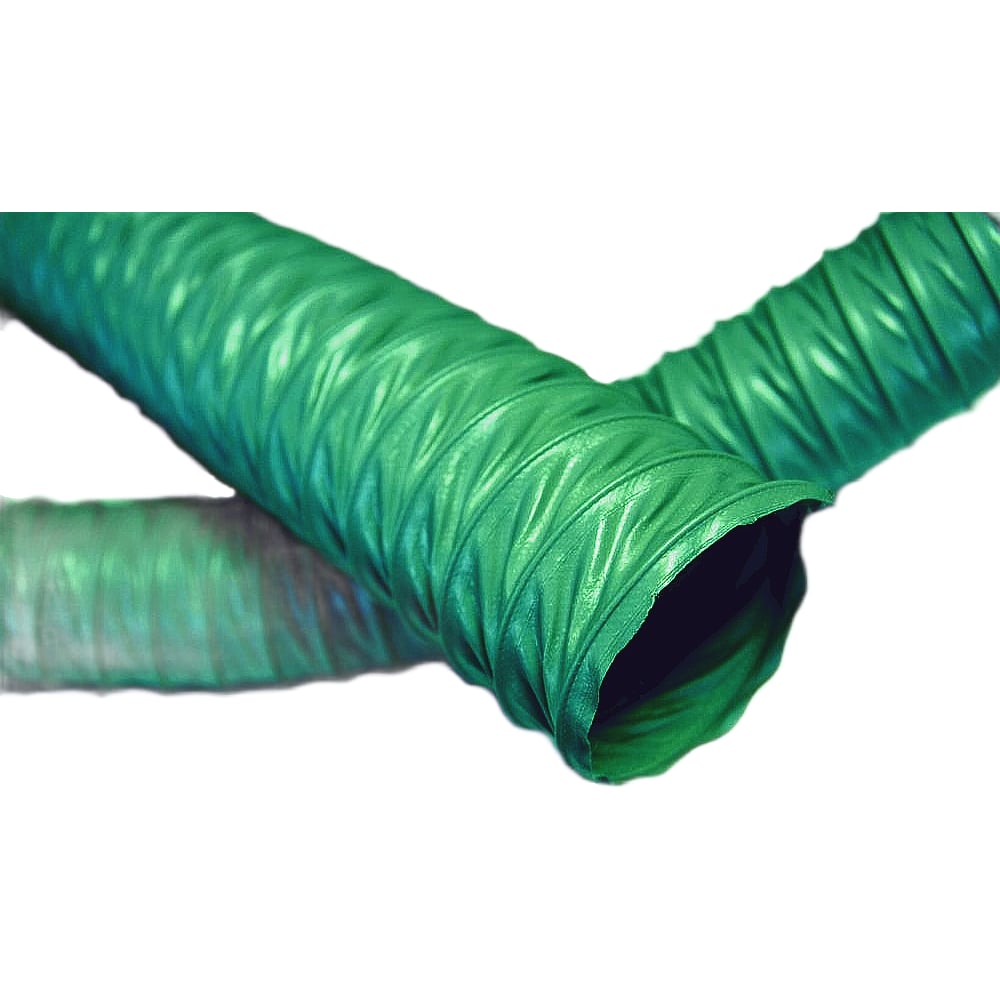 Изображение товара Полиэфирный воздуховод зеленый PVC-F-300-90/10 TEX 10 м