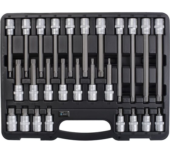 Изображение товара Набор головок-бит 12-лучевых 26 шт AIST 00-00010441