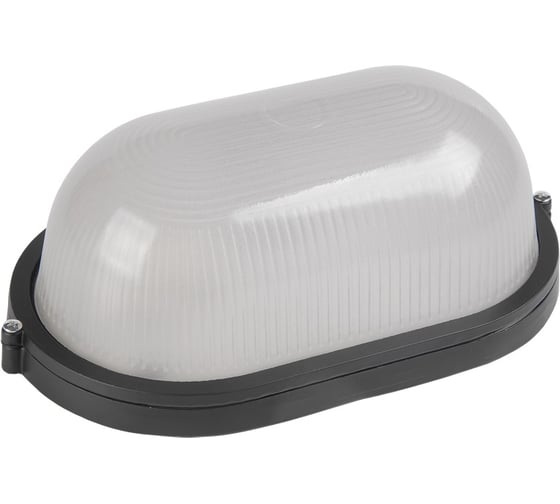 Изображение товара Светильник IEK НПП/НПБ, 1401, черный, овал, 60Вт, IP54, ИЭК LNPP0-1401-1-060-K02