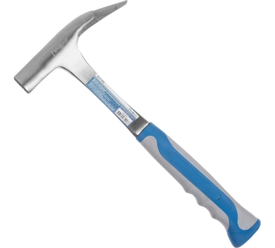 Изображение товара Молоток кровельщика РемоКолор цельнометаллический, с двухкомпонентной рукояткой 38-4-306