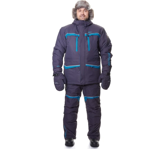 Изображение товара Костюм для рыбалки GRAYLING Соболь зимний, графит, р-р 60-62, рост 182-188 4610097086915