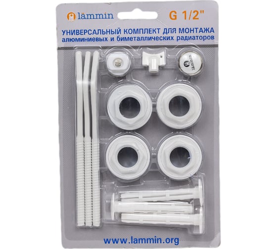 Изображение товара Монтажный комплект LAMMIN 1/2", 3 кронштейна LM2101500001513р