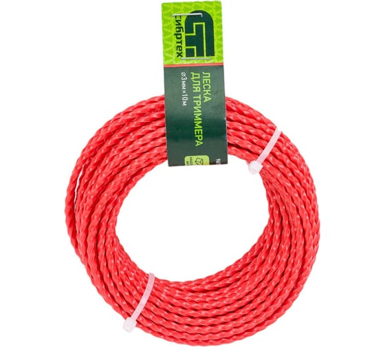 Изображение товара Леска для триммера квадратная витая (3 мм; 10 м) СИБРТЕХ 961775