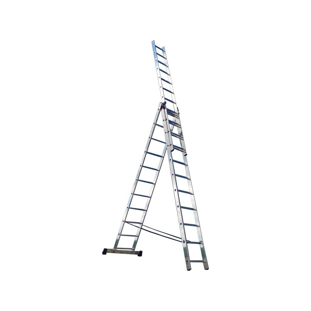 Трехсекционная лестница РемоКолор лестница трехсекционная алюмет 5307 высота 4 83м