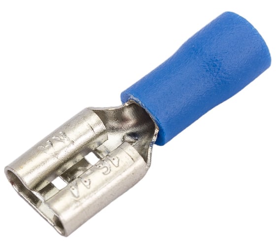 Изображение товара Разъем IEK РпИм, 2,5-8-0,8 мм, синий, ИЭК, 100 шт, URM10-D25-D23-7