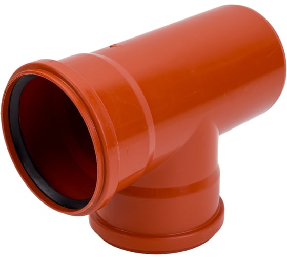 Изображение товара Тройник для наружной канализации Flextron 110х110мм 87° грудусов SVK-KN70111187 Н0000000749