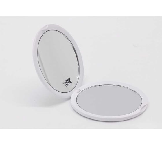 Изображение товара Зеркало двойное складное Camelion M148-SL C01 белый, 1х/10х 15460