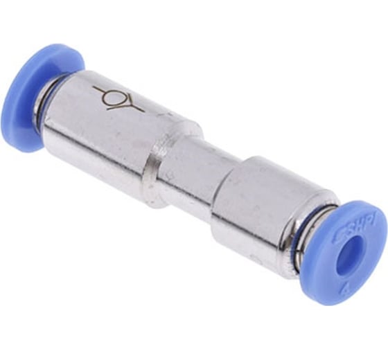 Изображение товара Фитинг цанговый прямой соединительный с клапаном для трубок с наружным диаметром 12 мм SHPI CVPU 12