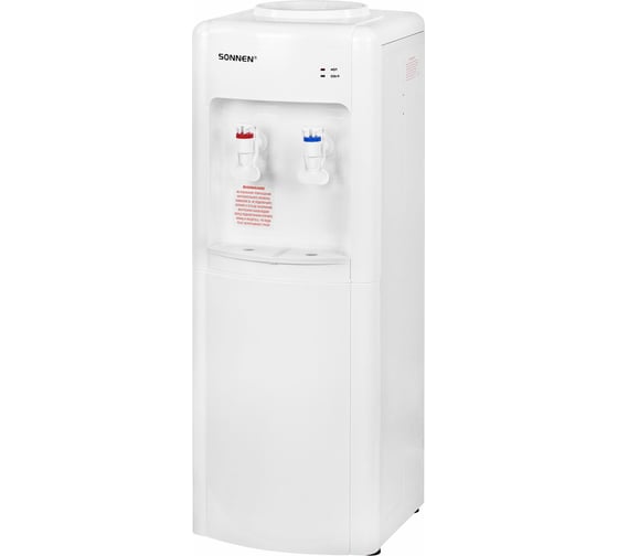 Изображение товара Кулер для воды SONNEN Fse-02w, напольный, нагрев/охлаждение электронное, 2 крана, белый 456172