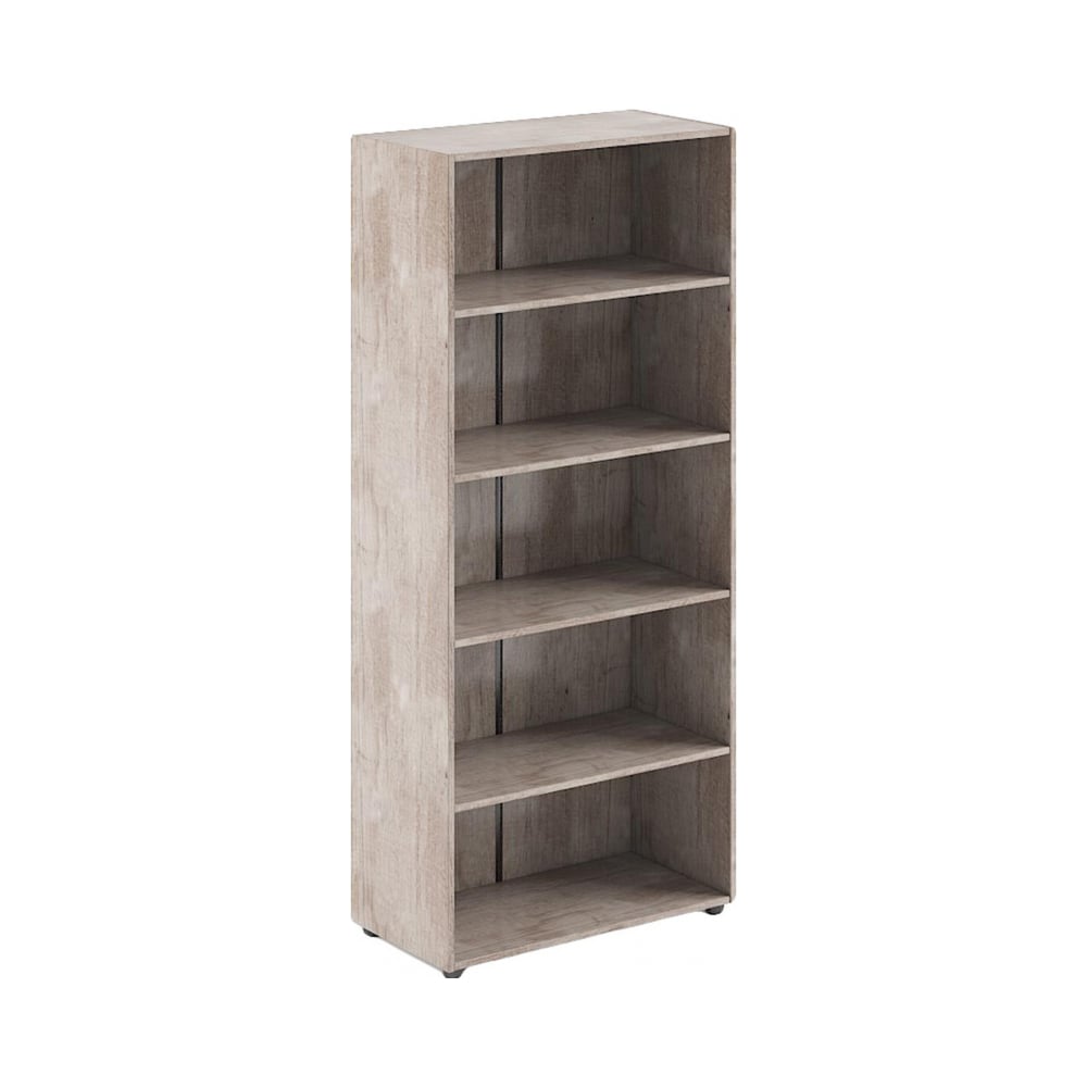 Изображение товара Высокий шкаф офисный из ЛДСП в стиле классический дуб каньон