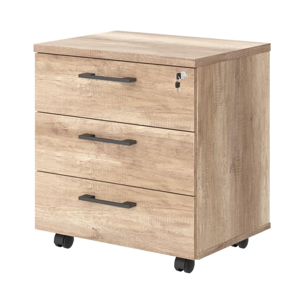 Изображение товара Мобильная тумба ООО Комус TORR TMC3D.1A 465x452x650 дуб каньон современная офисная мебель