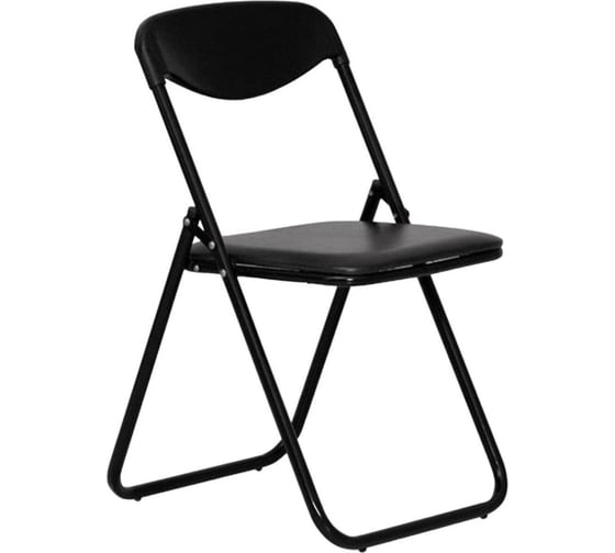 Изображение товара Стул ООО Комус UA JACK BLACK каркас черный, кожзам черный V4 233513