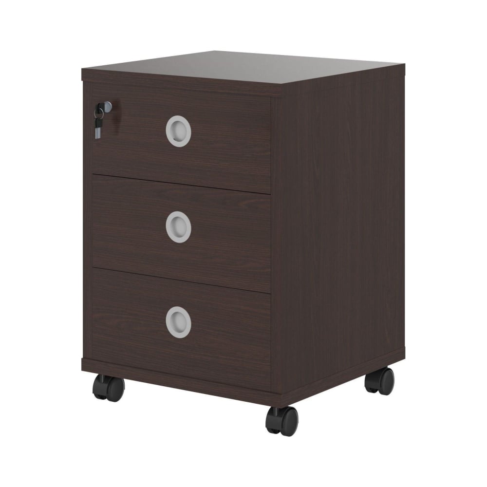 Изображение товара Мобильная тумба ООО Комус BORN B 201A венге магия 3 ящика современные материалы