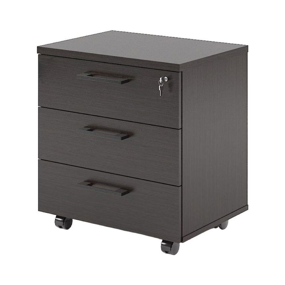 Изображение товара Мобильная тумба офисная ТМОРR TMC3D.1A Венге Магия современная мебель