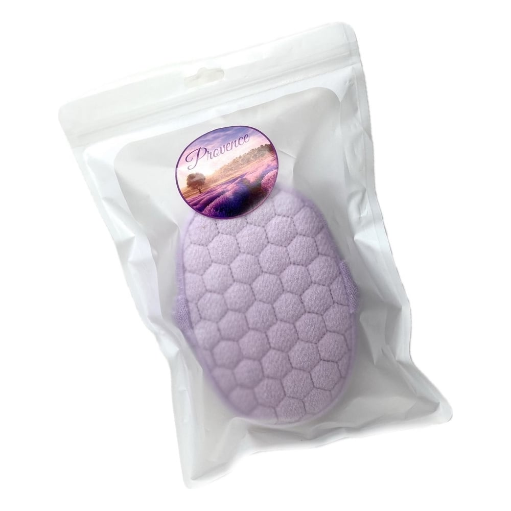 Изображение товара Губка-мочалка для тела EUROHOUSE банная полиэстер 10x15x5 см