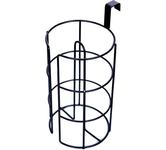 Изображение товара Подвесной держатель для бумажных полотенец МУЛЬТИДОМ "Лофт" круглый, высота 22/26 см, диаметр 12 см DA52-156