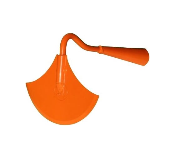 Изображение товара Мотыга RUSСАД САМОЗАТОЧНАЯ УЛЫБКА радиусная оранжевая 145x100x2мм 4095