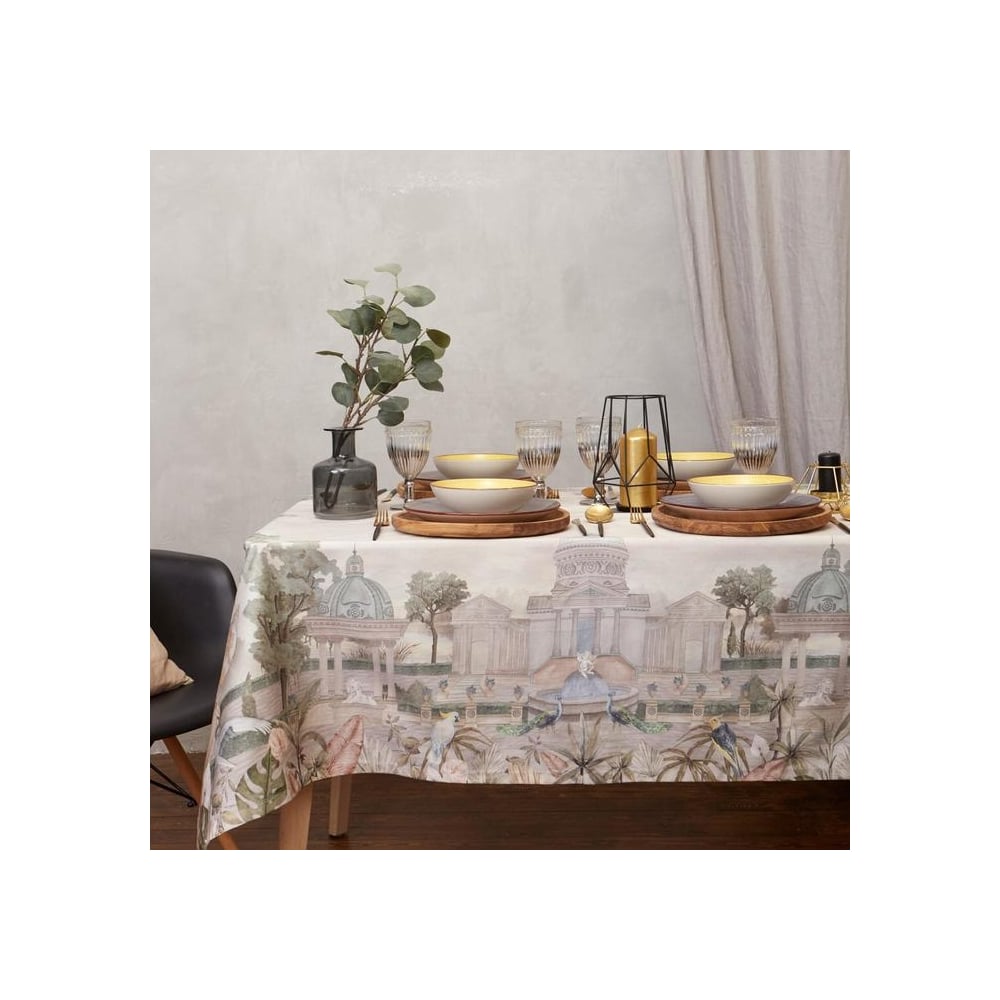 Изображение товара Скатерть Этель Райский сад 220x150 +/- 3 см, 100% хлопок, саржа 190 гр/м2 5572819