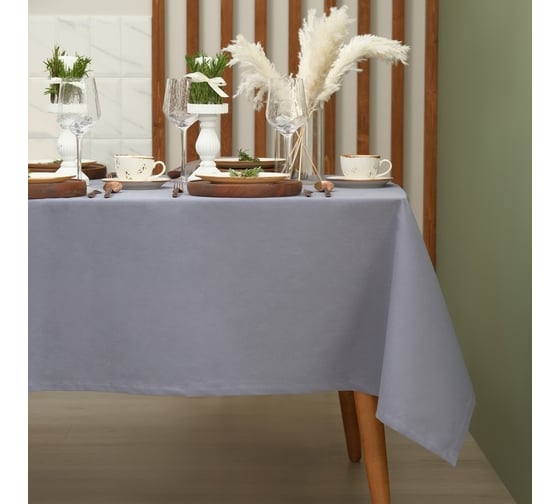 Изображение товара Скатерть Этель Kitchen 150x110 см, синий, 100% хлопок, саржа 220 г/м2 7865979