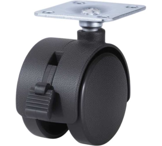 Изображение товара Колесная опора на площадке Brante 40 мм со стопором 102105