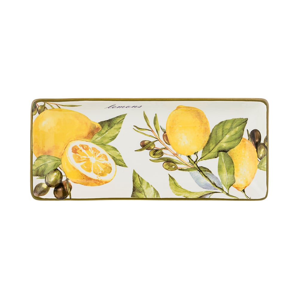 Изображение товара БЛЮДО ЛЕМОН ТРИ 28x12x3 СМ Agness 358-1539