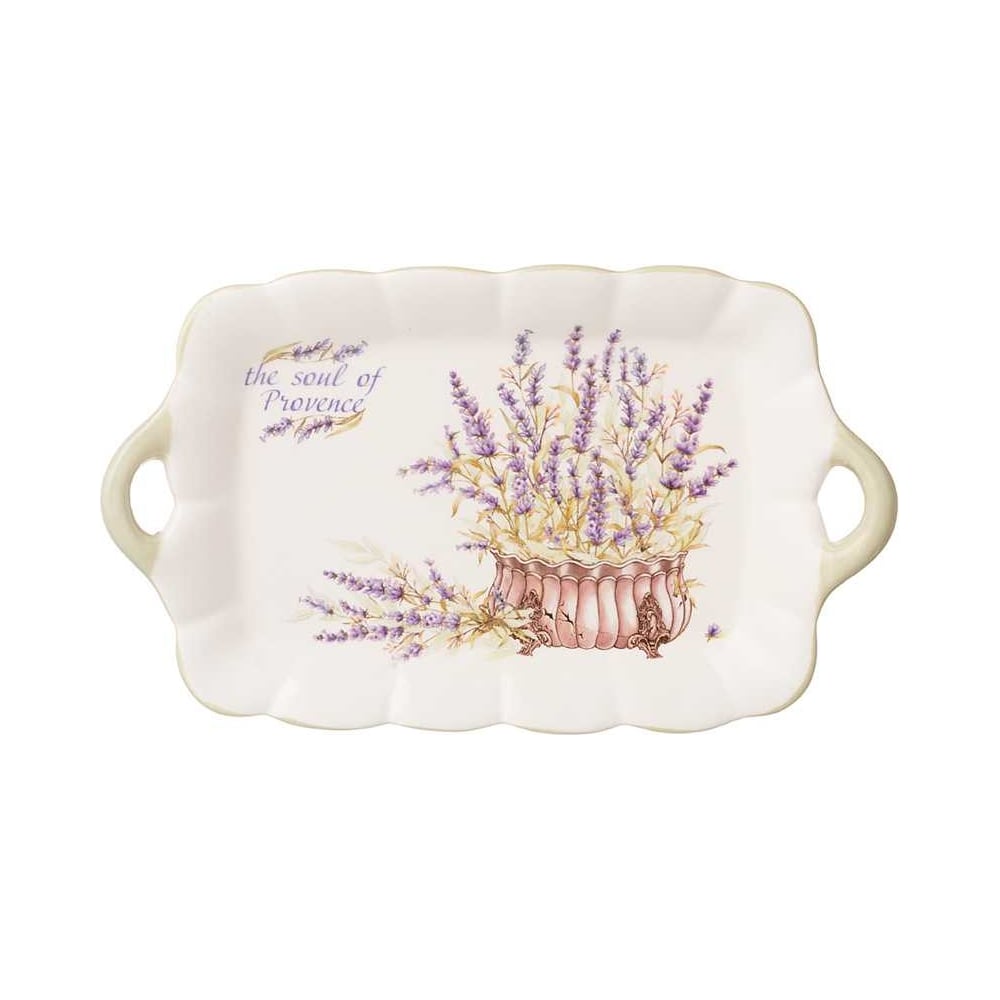 Изображение товара Блюдо Душа Прованса 23,5x14x2,5 см из керамики Agness для сервировки стола
