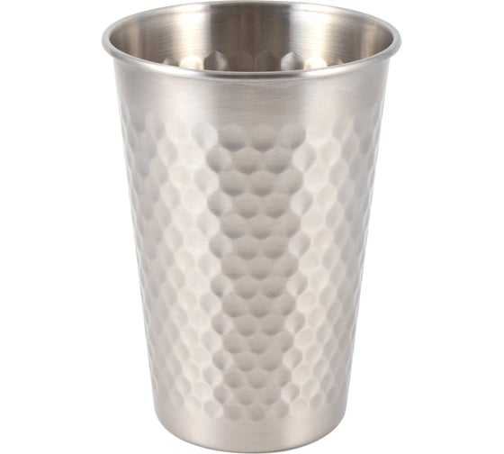 Изображение товара Стакан походный Следопыт ребристая поверхность, 400 мл, нерж. сталь PF-CWS-P133