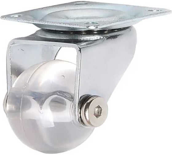 Изображение товара Поворотное колесо на площадке Brante 35мм полупрозрачный полиуритан 104313