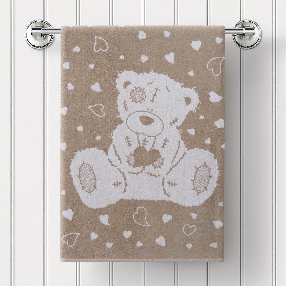 Изображение товара Махровое полотенце Guten Morgen 30x50 см Тедди бежевое натуральное хлопок
