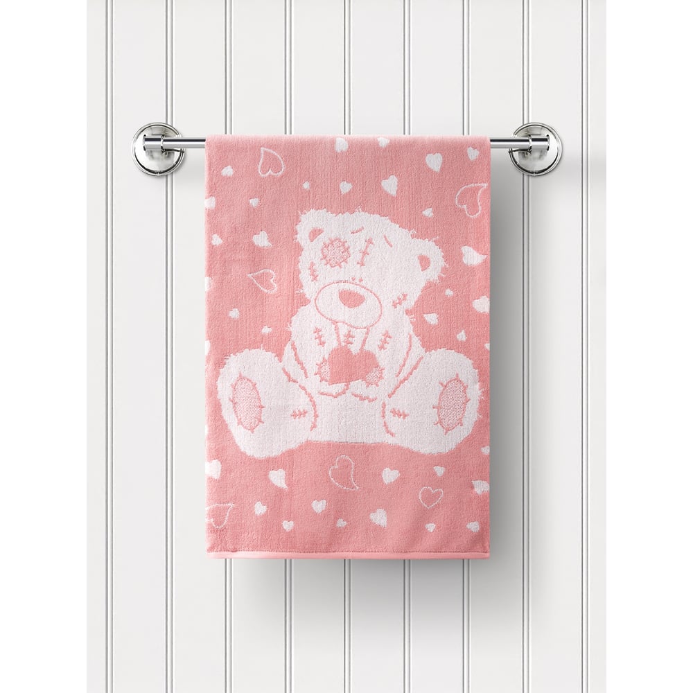 Изображение товара Полотенце махровое Тедди 50x90 см розовое Guten Morgen