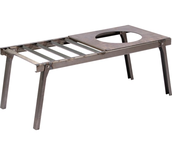 Изображение товара Решетка костровая Следопыт с подставкой под казан, усиленная PF-GR-13