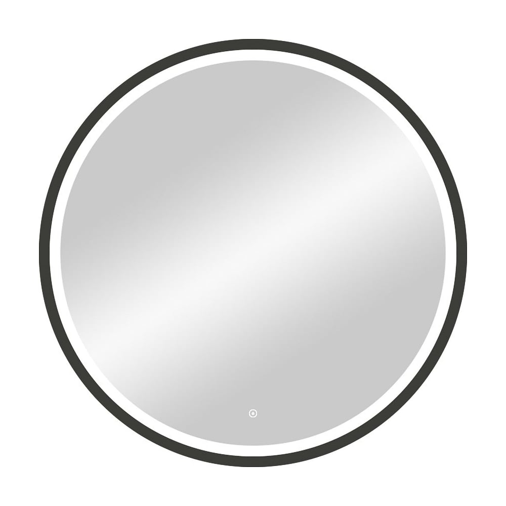 Изображение товара Зеркало с подсветкой Art&Max Livorno 800x800 мм черное современное