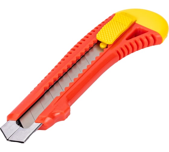 Изображение товара Резак с выдвижным лезвием РемоКолор 18 мм, HCS, металлическая направляющая, автофиксатор 19-0-004