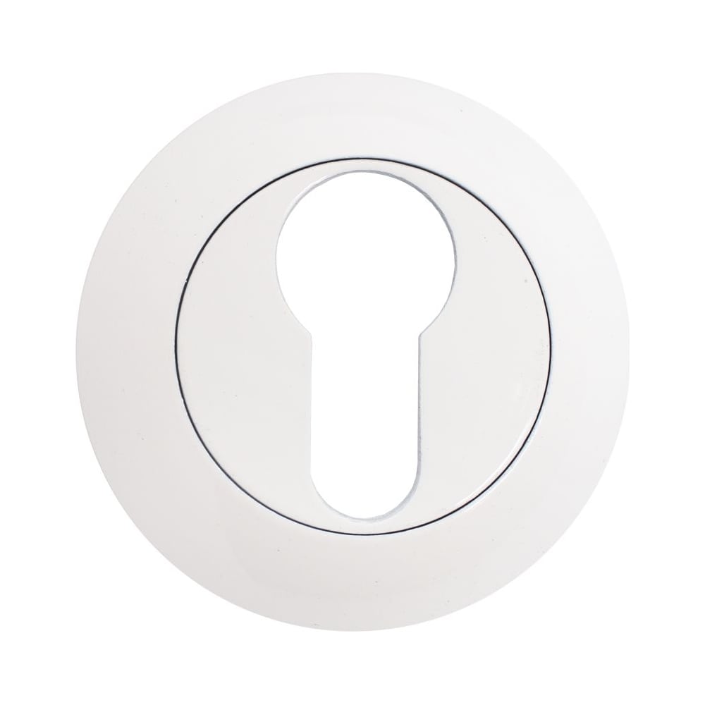 Изображение товара Накладка для циллиндрового замка Аллюр АРТ ET-R1 W(32110) белая