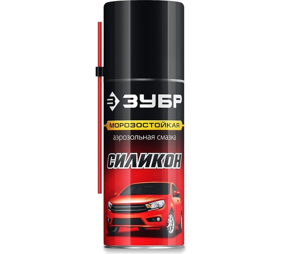 Изображение товара Силиконовая аэрозольная смазка ЗУБР Профессионал 210 мл 41443