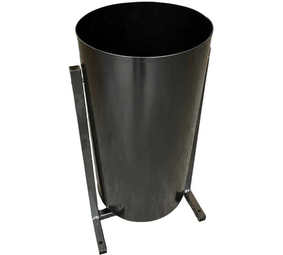 Изображение товара Урна металлическая круглая KlestO черная, 500x240x240 1292573