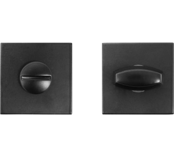 Изображение товара Завертка cантехническая к ручкам АЛЛЮР АРТ BK-S2 BL(61150) матовый черный 13853